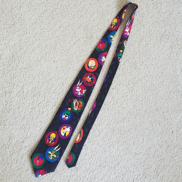 1993 Looney Tunes Vintage Tie - Picture 3 of 6